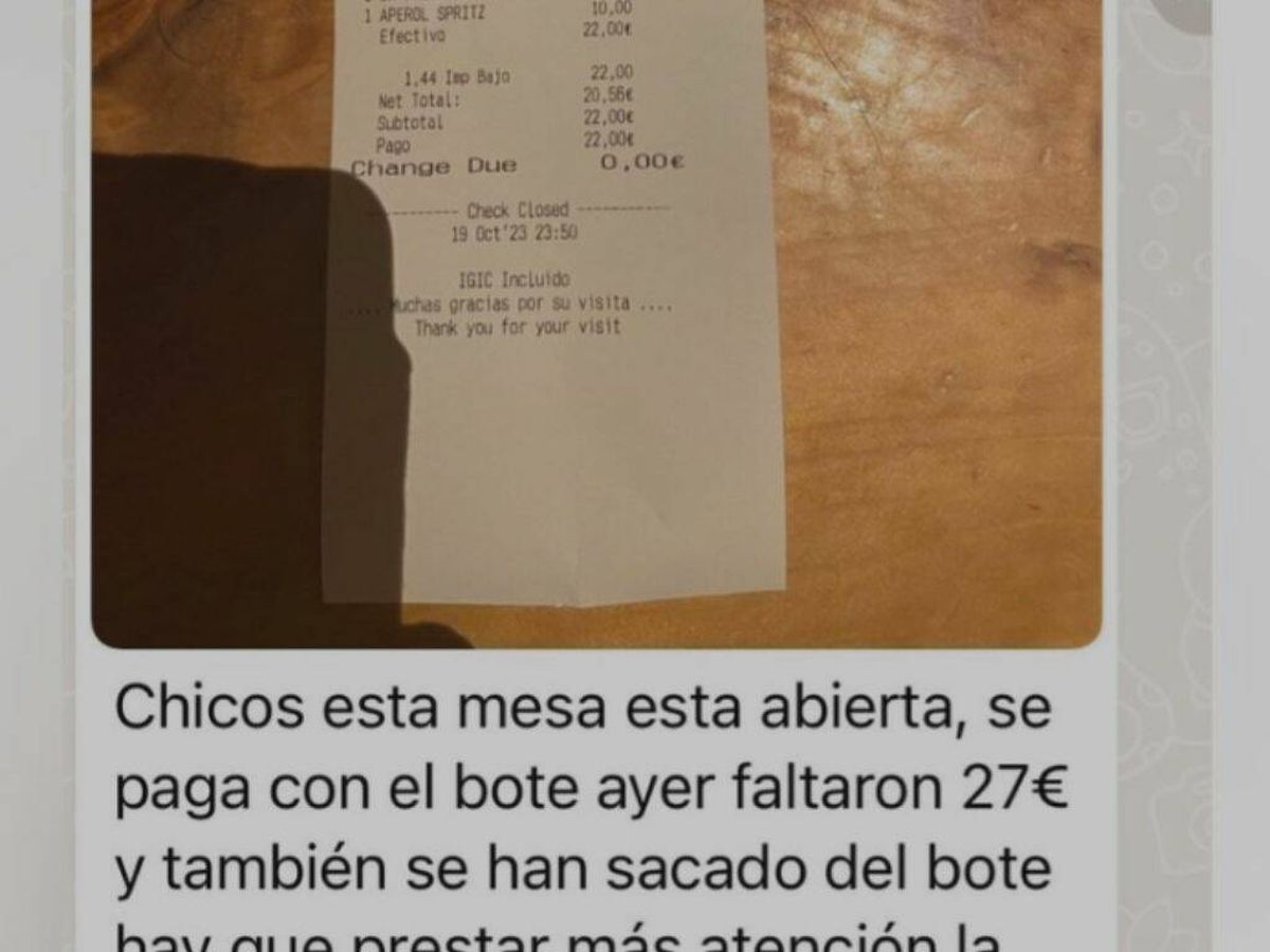 Foto: "Hay que prestar más atención": la advertencia que recibieron unos camareros después de un 'simpa' (X/@soycamarero)