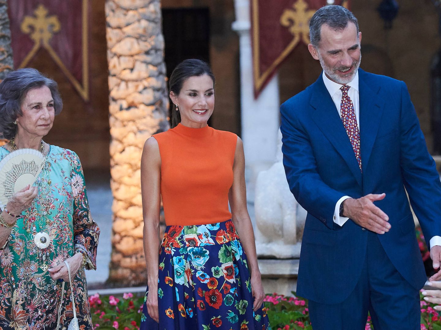 Felipe y Letizia, con la reina Sofía. (Limited Pictures)