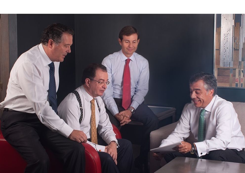 Foto: Equipo líder de MdF Family Parters. De izquierda a derecha, José María Michavila, Javier Muguiro, Daniel Gómez y Daniel de Fernando