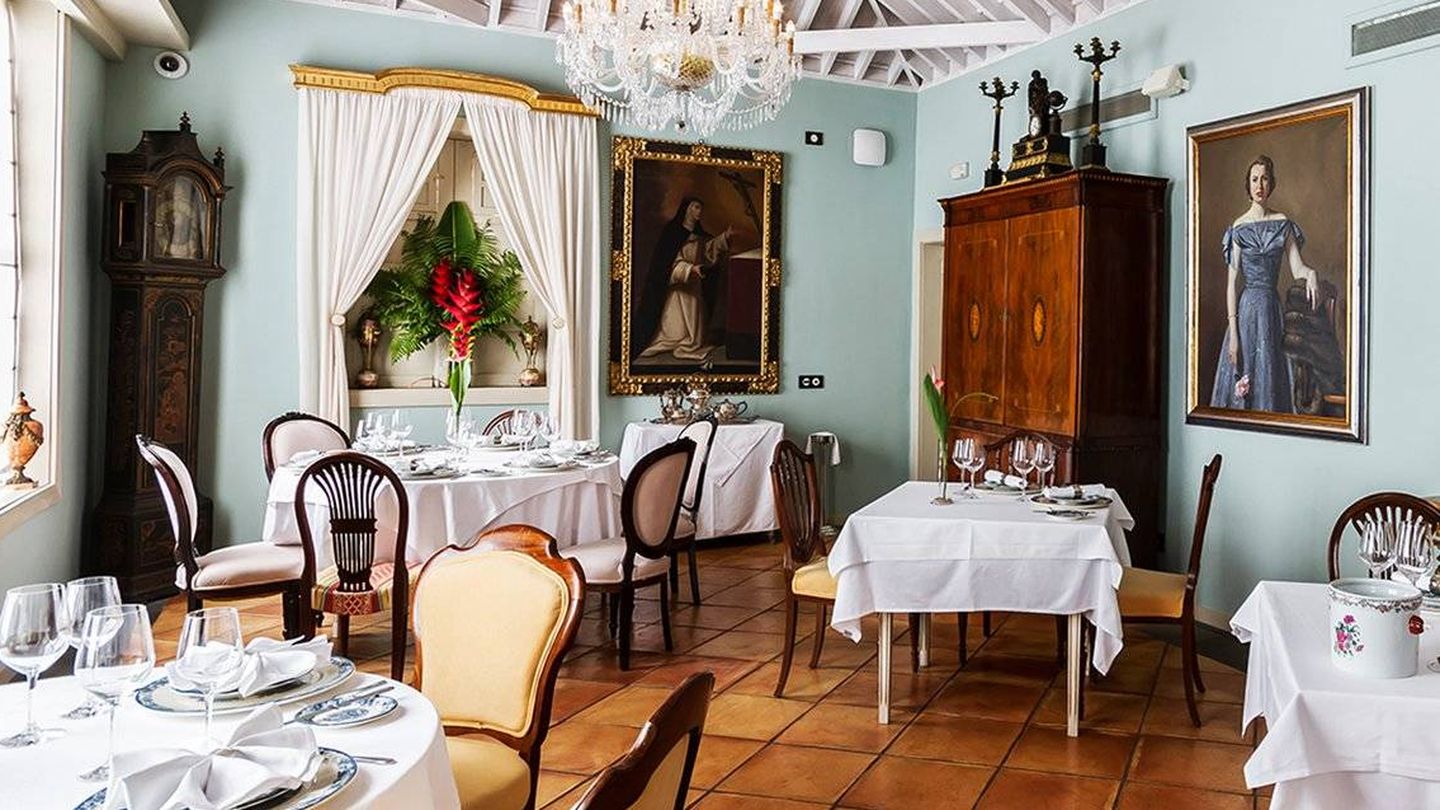 Restaurante de decoración clásica, en el hotel Hacienda de Abajo. (Cortesía)