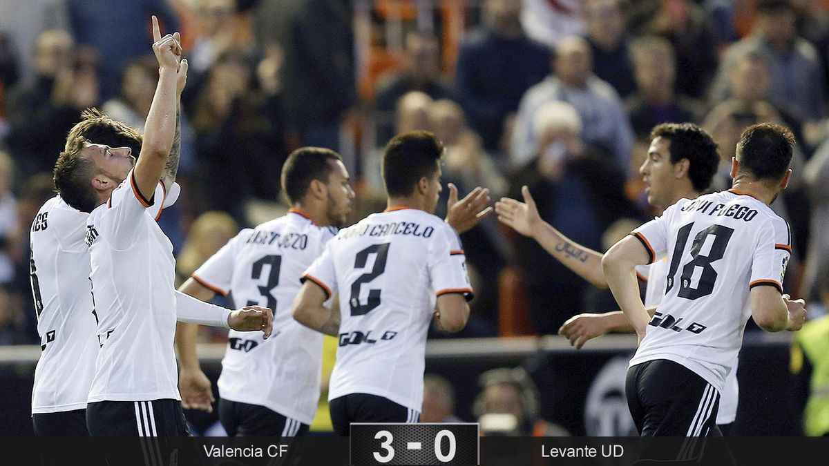 El Valencia cumple con su obligación: ganar el derbi