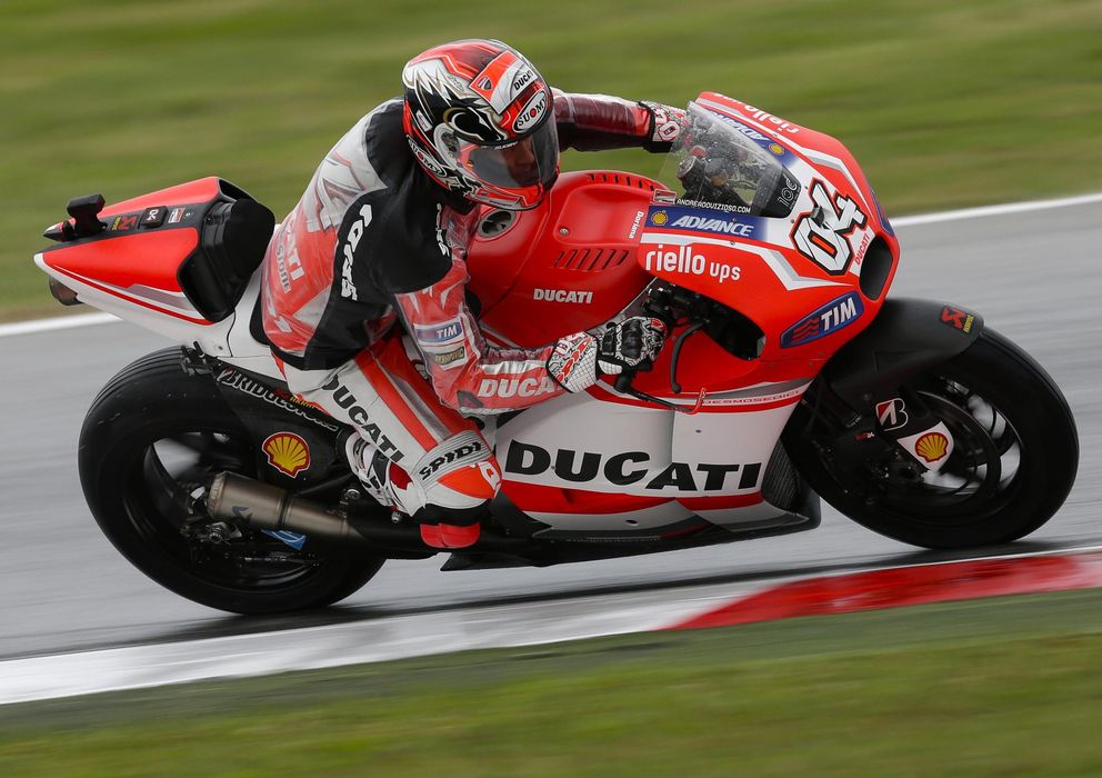 Foto: La Ducati de Dovizioso fue la más rápida de la mañana en Misano (Reuters)