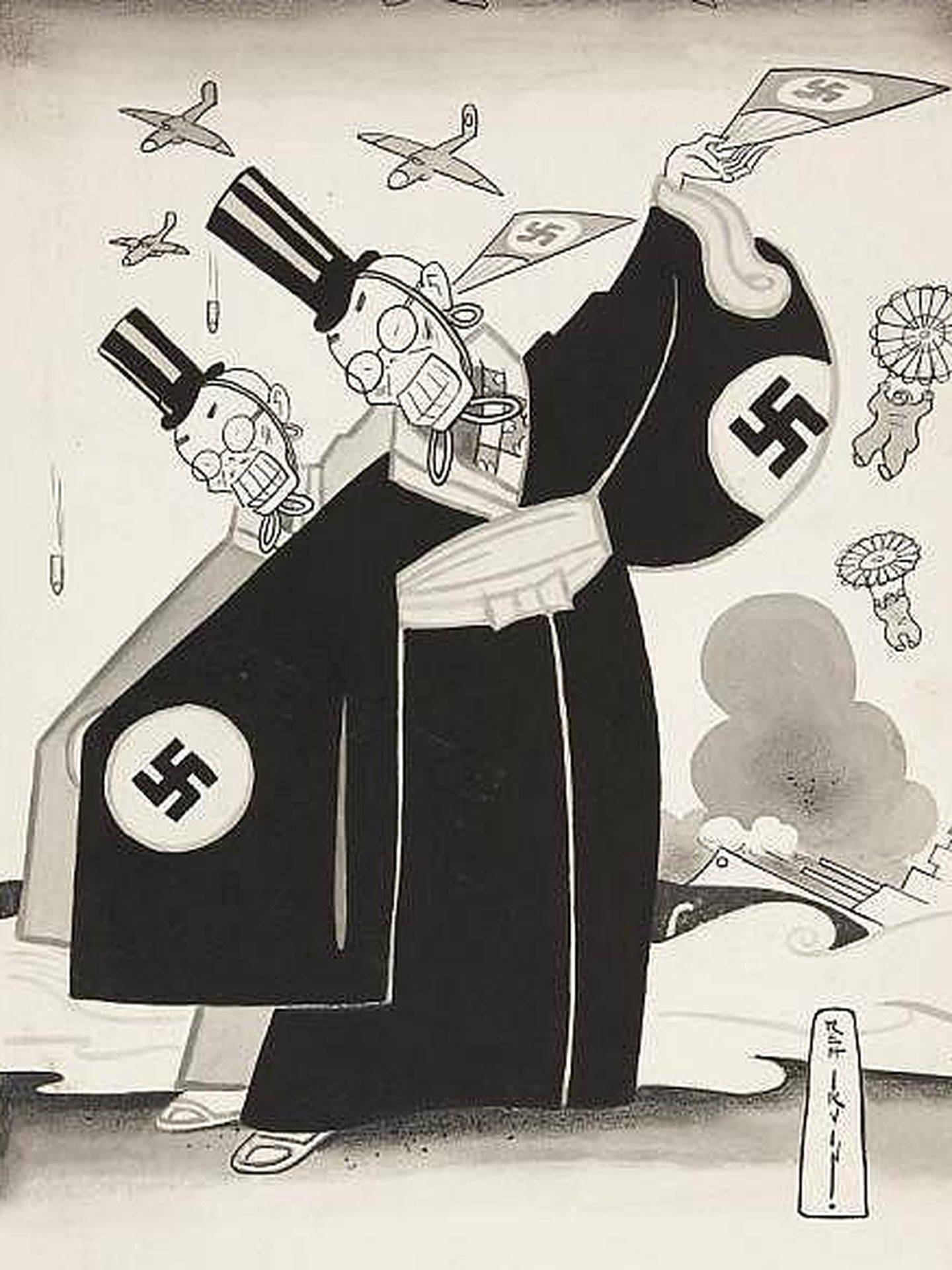 Caricatura en 'The New Yorker' (1943).
