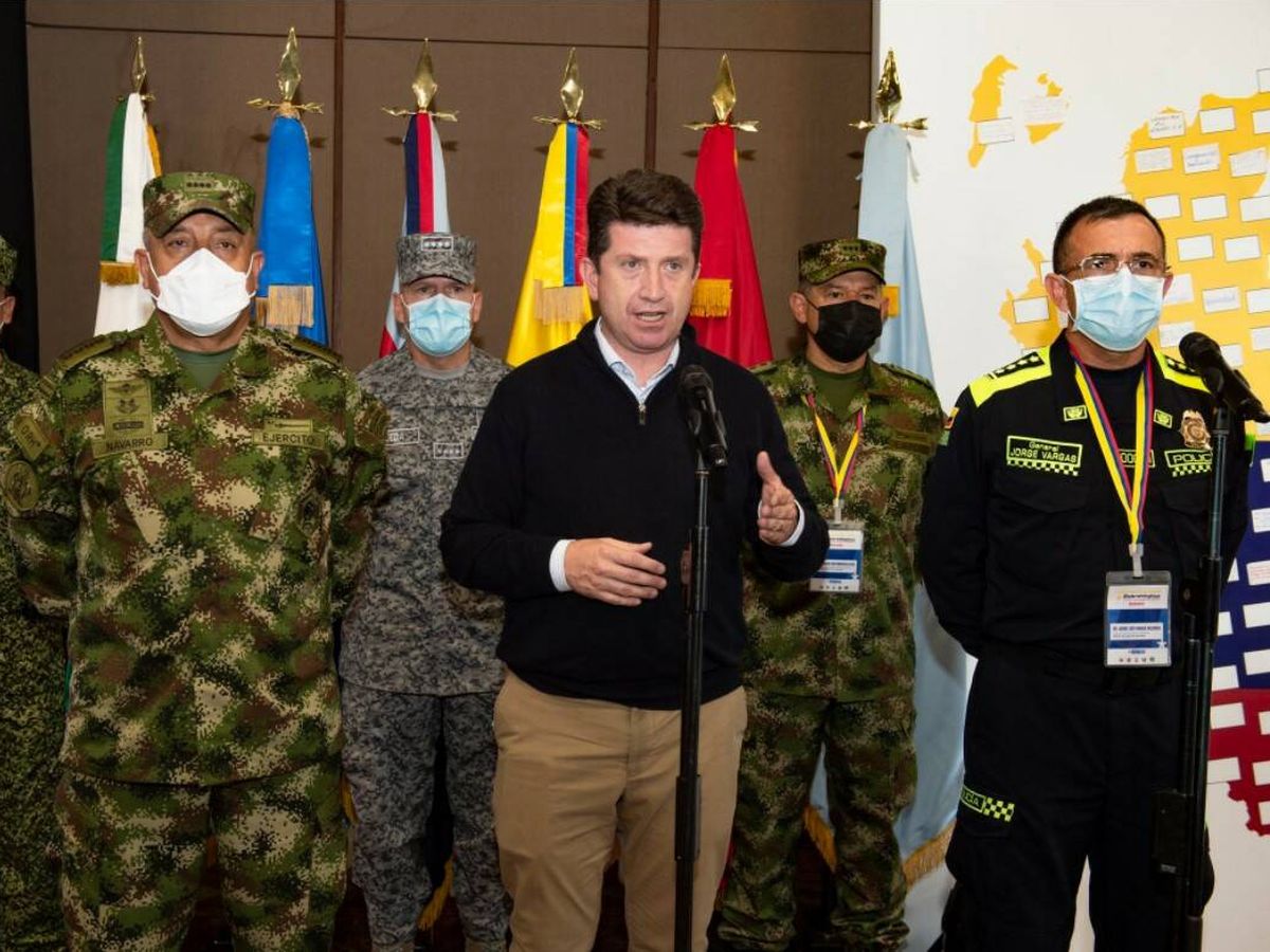 Foto: Diego Molano, ministro de Defensa en Colombia. Foto: TW