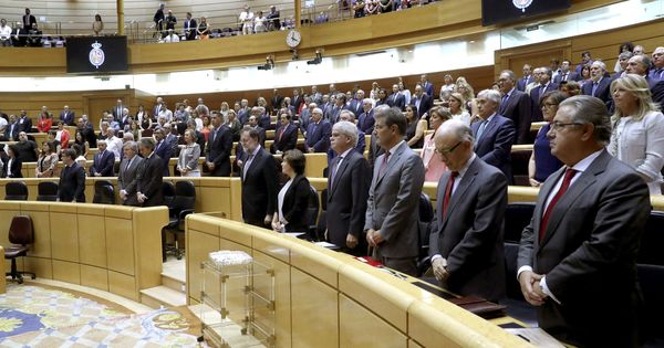 Foto: El hemiciclo del Senado durante una sesión de control al Gobierno el pasado septiembre. (EFE)