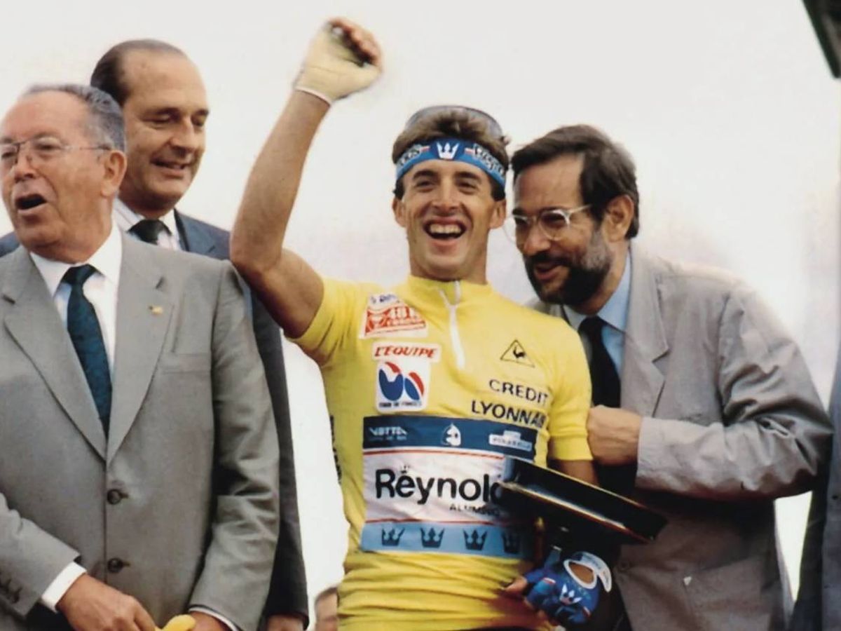 Foto: Perico Delgado, uno de los ciclistas españoles más emblemáticos. 