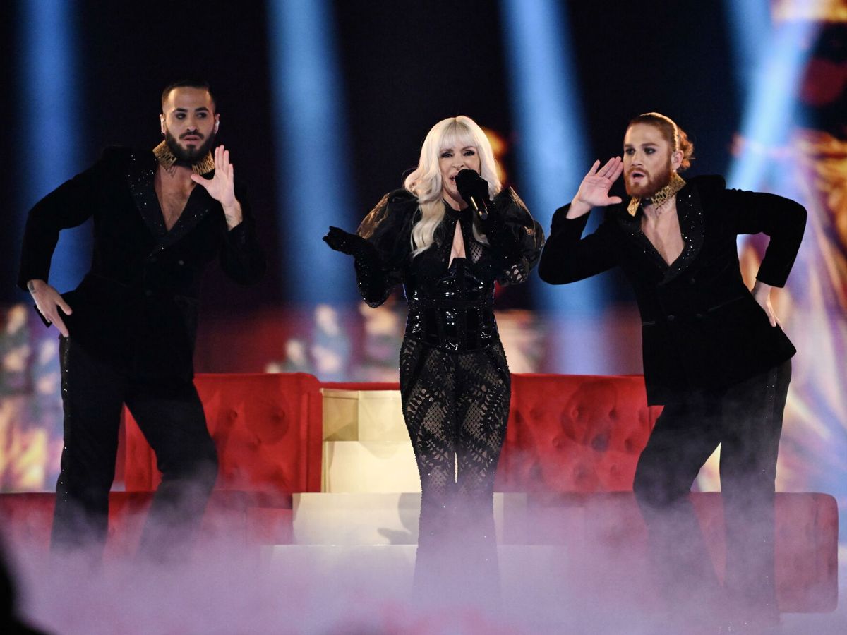 Foto: Nebulossa en 'Eurovision 2024'. (EFE/Jessica Gow)
