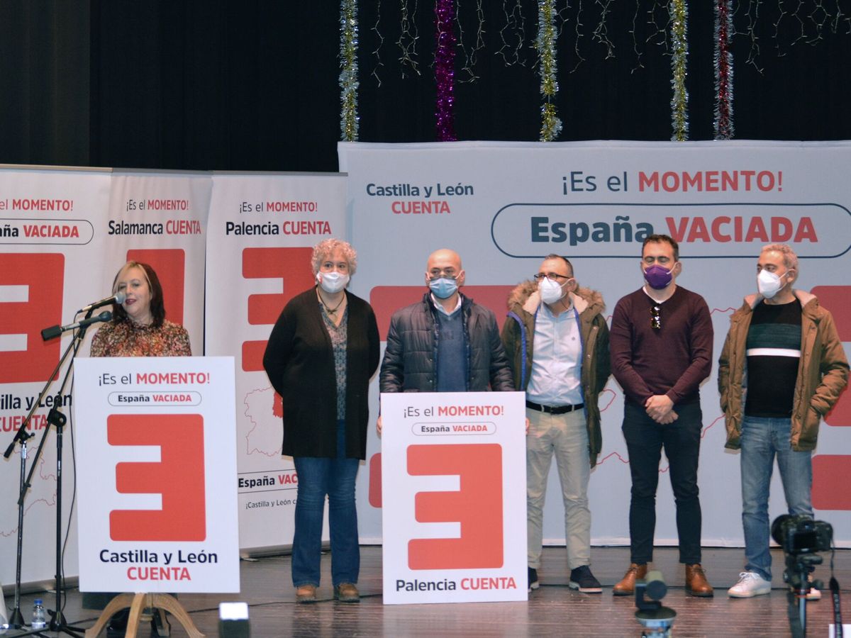 Foto: La España Vaciada presenta sus candidaturas a las elecciones autonómicas de Castilla y León. (EFE)
