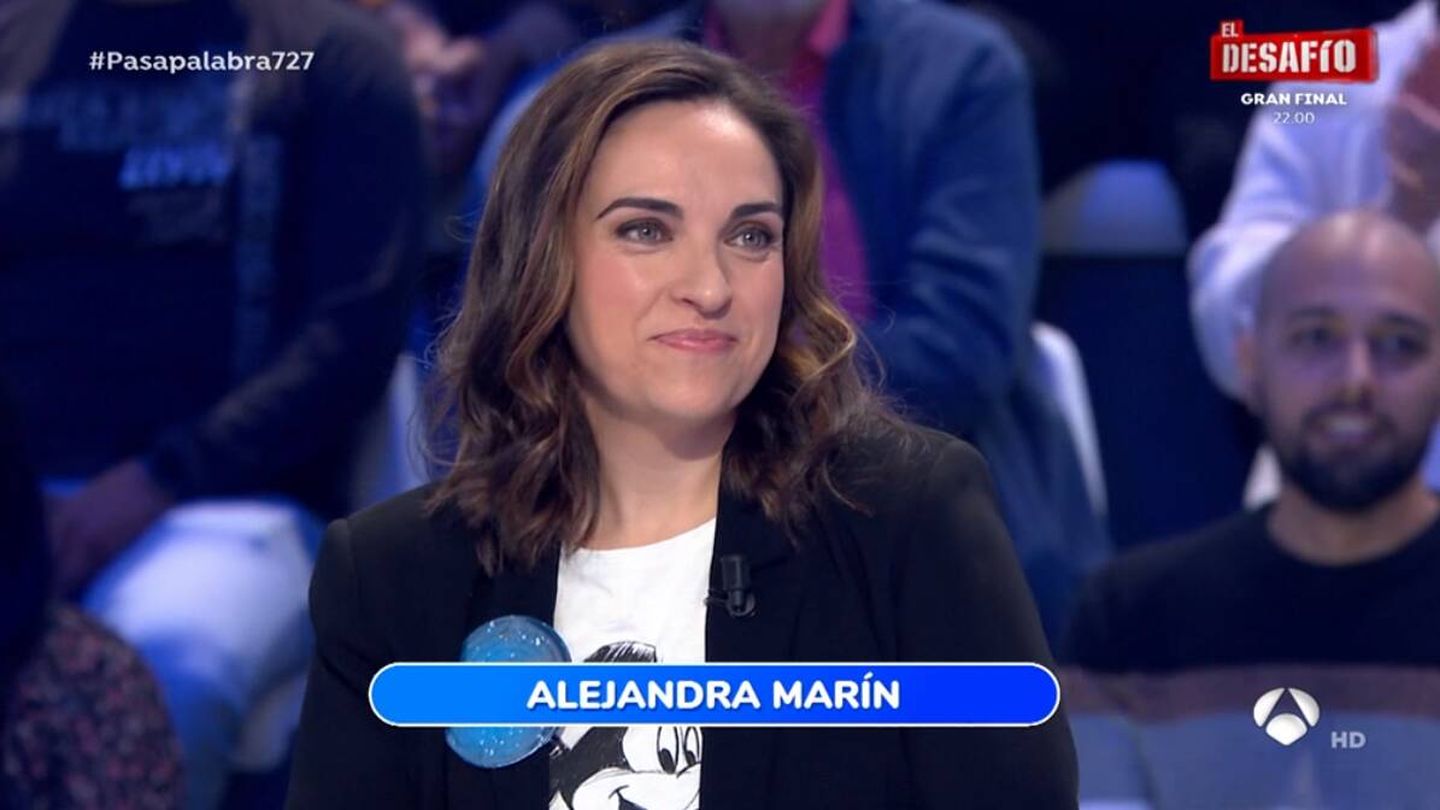 Alejandra Marín en 'Pasapalabra'. (Atresmedia)