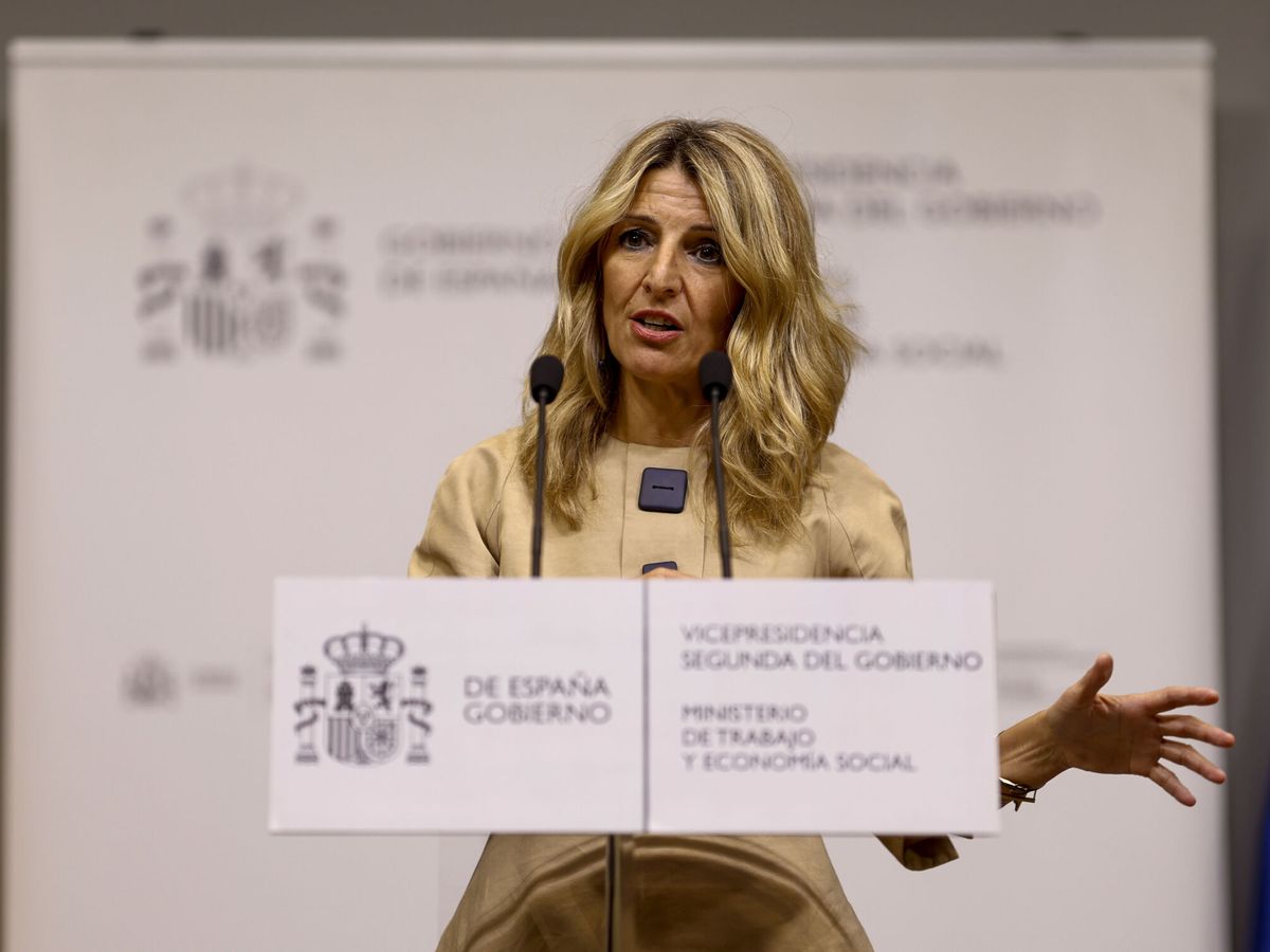 Foto: La ministra de Trabajo, Yolanda Díaz. (EFE/Rodrigo Jiménez)