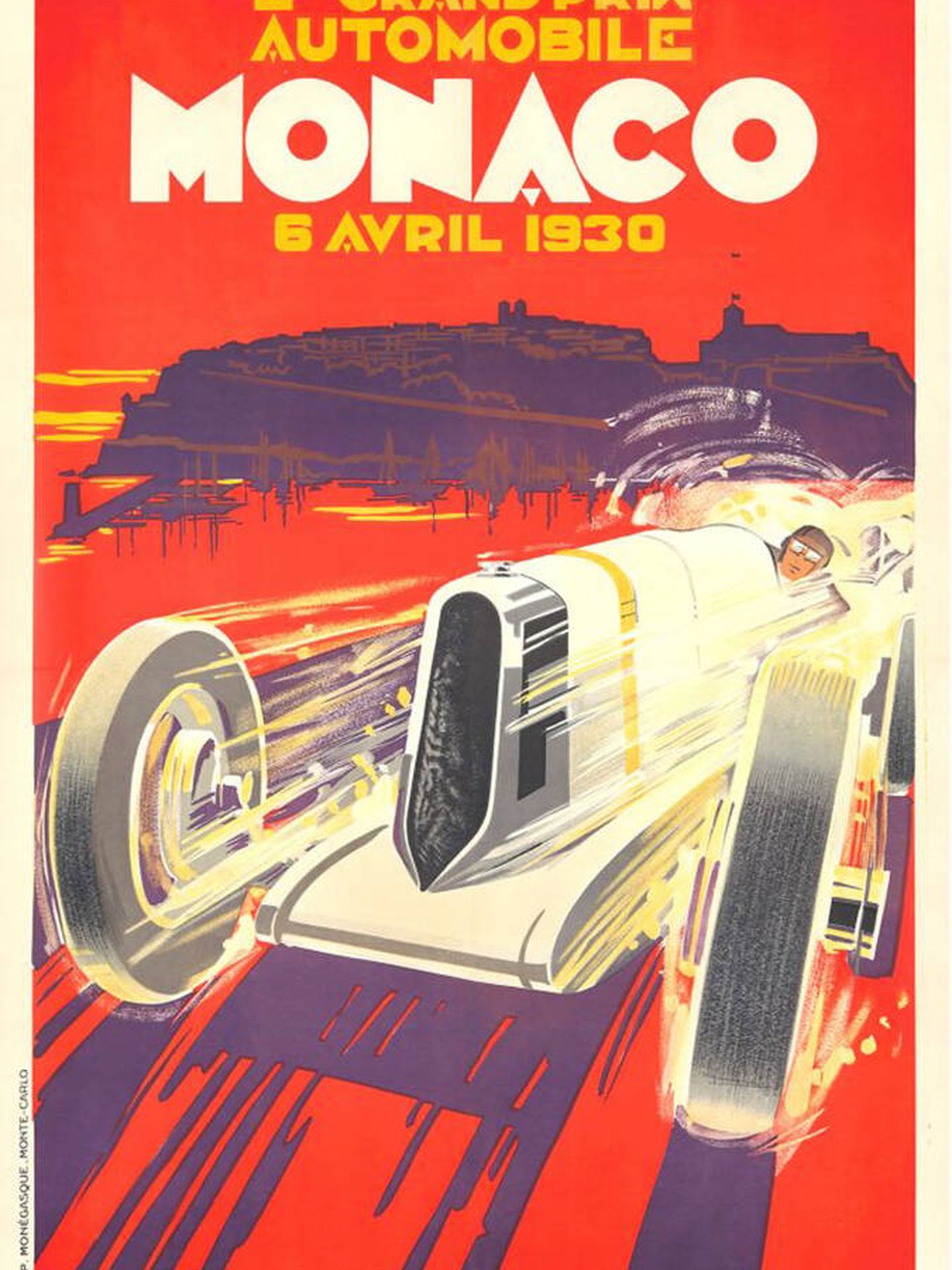 Monaco viene organizando Grandes Premios desde 1929, como la propia publicidad del circuito se encargó de recordar (col.particular)