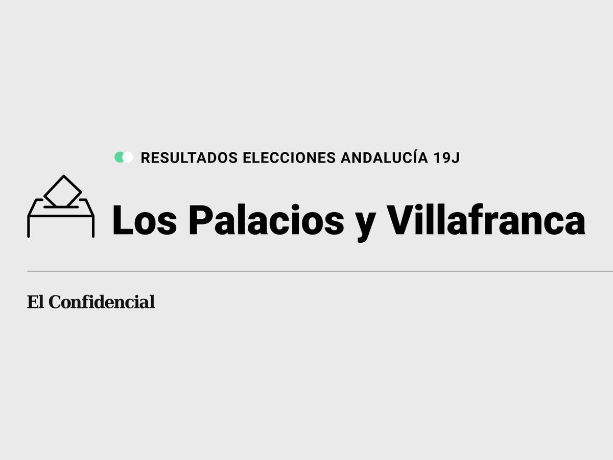Foto: Resultados en Los Palacios y Villafranca, Sevilla, de las elecciones de Andalucía 2022 este 19-J (C.C./Diseño EC)