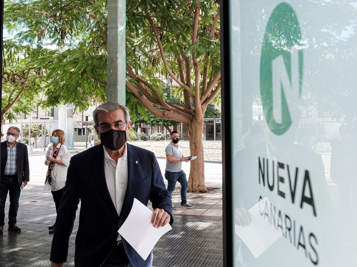 Foto: El presidente de Nueva Canarias y vicepresidente del Gobierno autonómico, Román Rodríguez. (EFE/Ángel Medina G.)