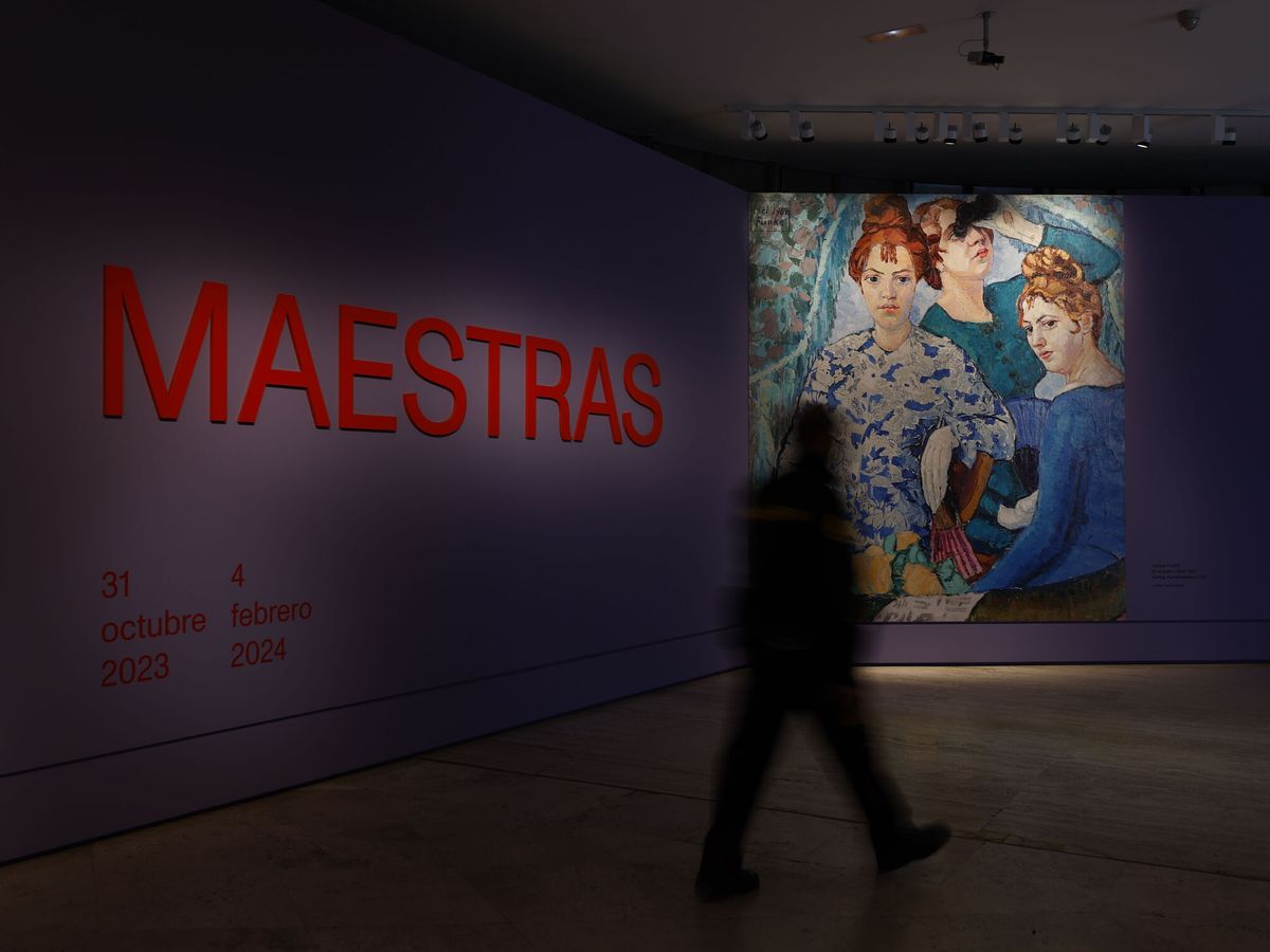 Foto: Exposición “maestras”. (EFE/Rodrigo Jiménez)