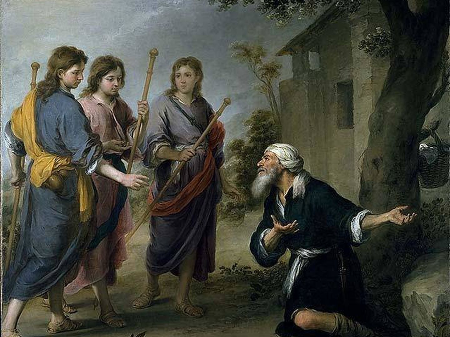 'Abraham y los tres ángeles' de Murillo, uno de los cuadros expoliados.