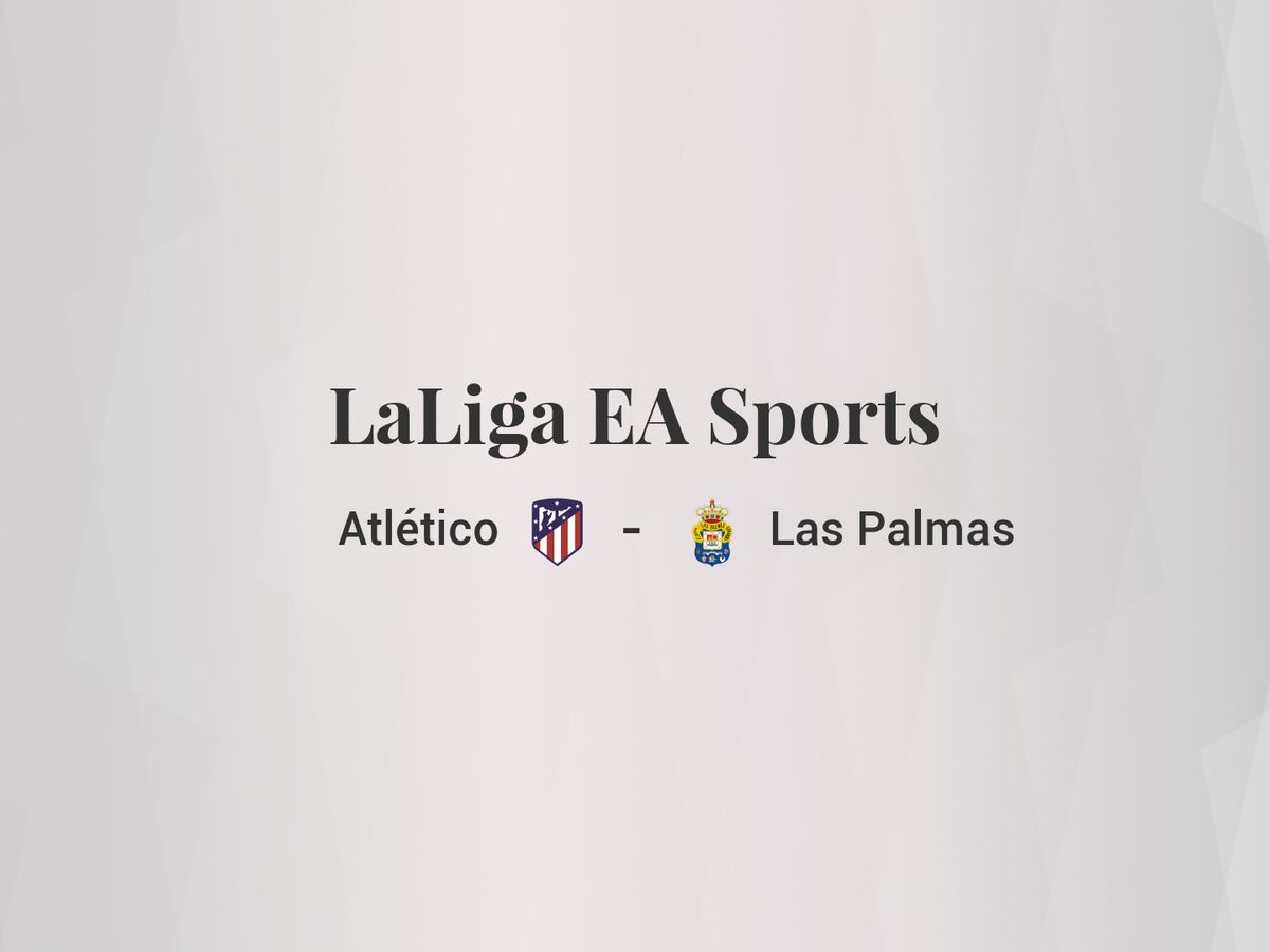 Foto: Resultados Atlético - Las Palmas de LaLiga EA Sports (C.C./Diseño EC)