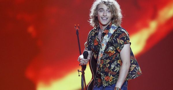 Foto: Manel Navarro durante los ensayos de Eurovisión. (EFE)