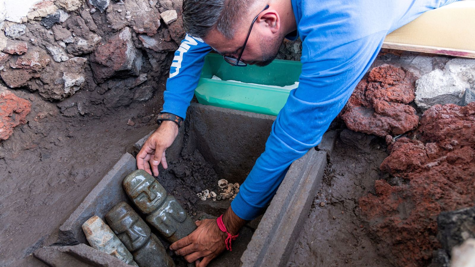 Investigación arqueológica en México. (Reuters)