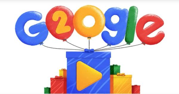 Foto: Google celebra su 20 aniversario