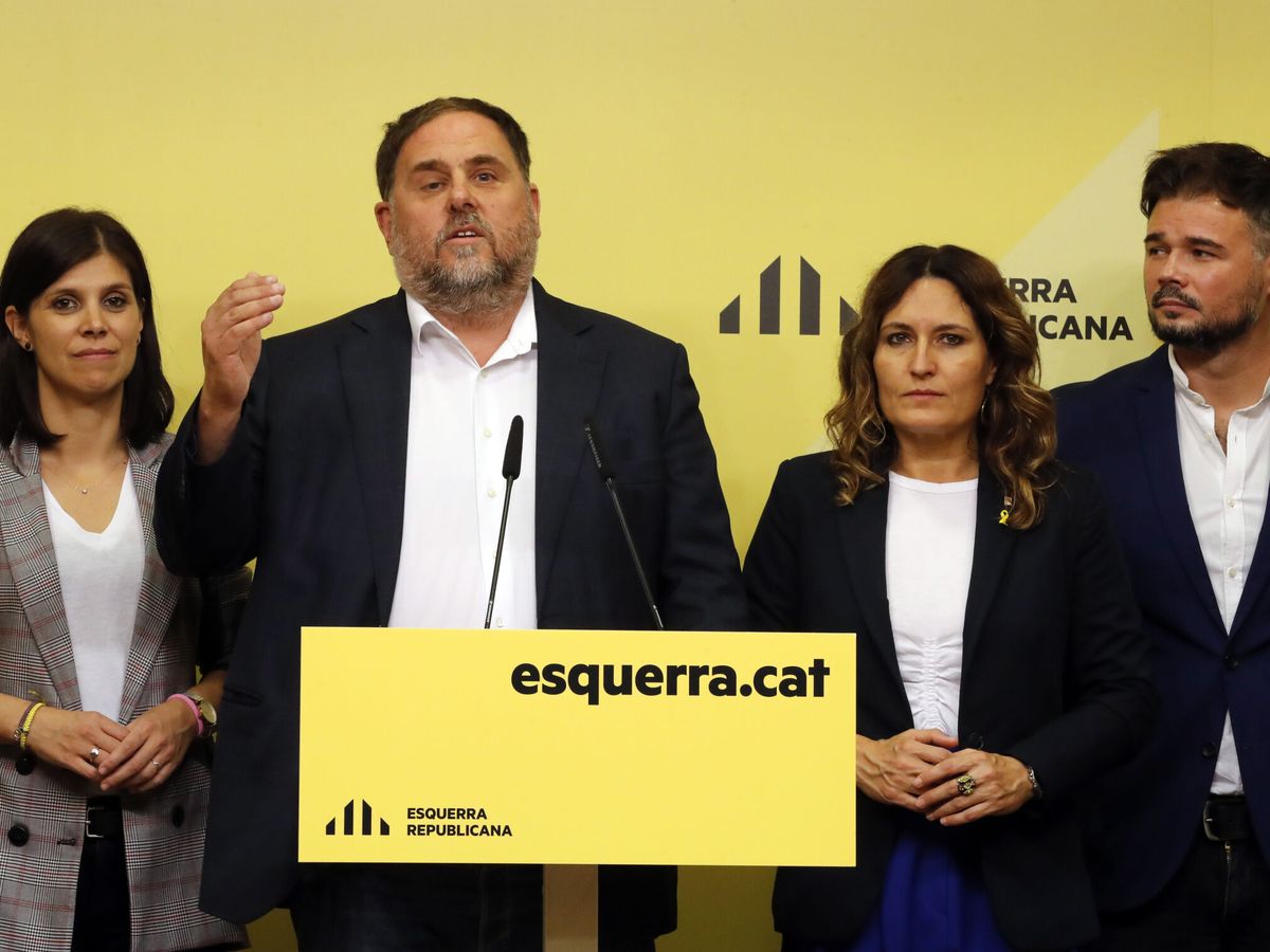 Foto: El presidente de ERC, Oriol Junqueras. (EFE/Alberto Estévez)