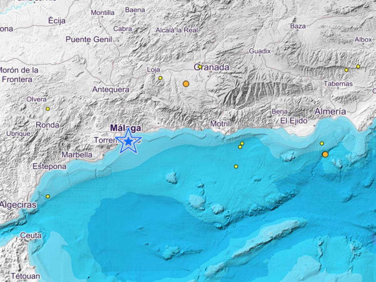 Foto: Registrado un ligero terremoto en Málaga. (IGN)