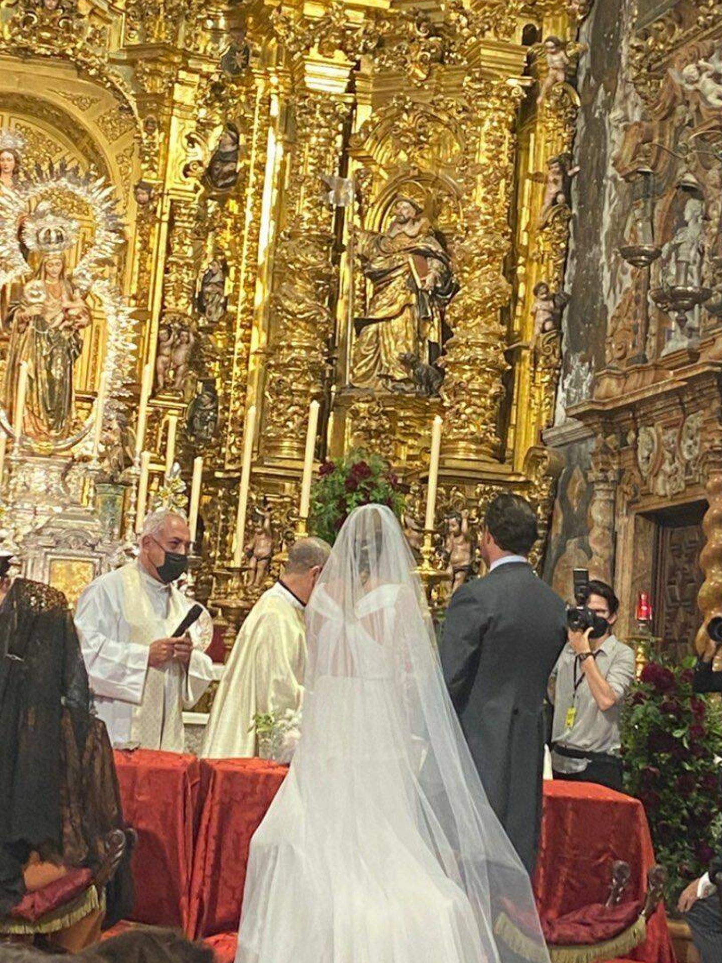 Instantánea de la boda de Micaela y Bosco. (Redes)