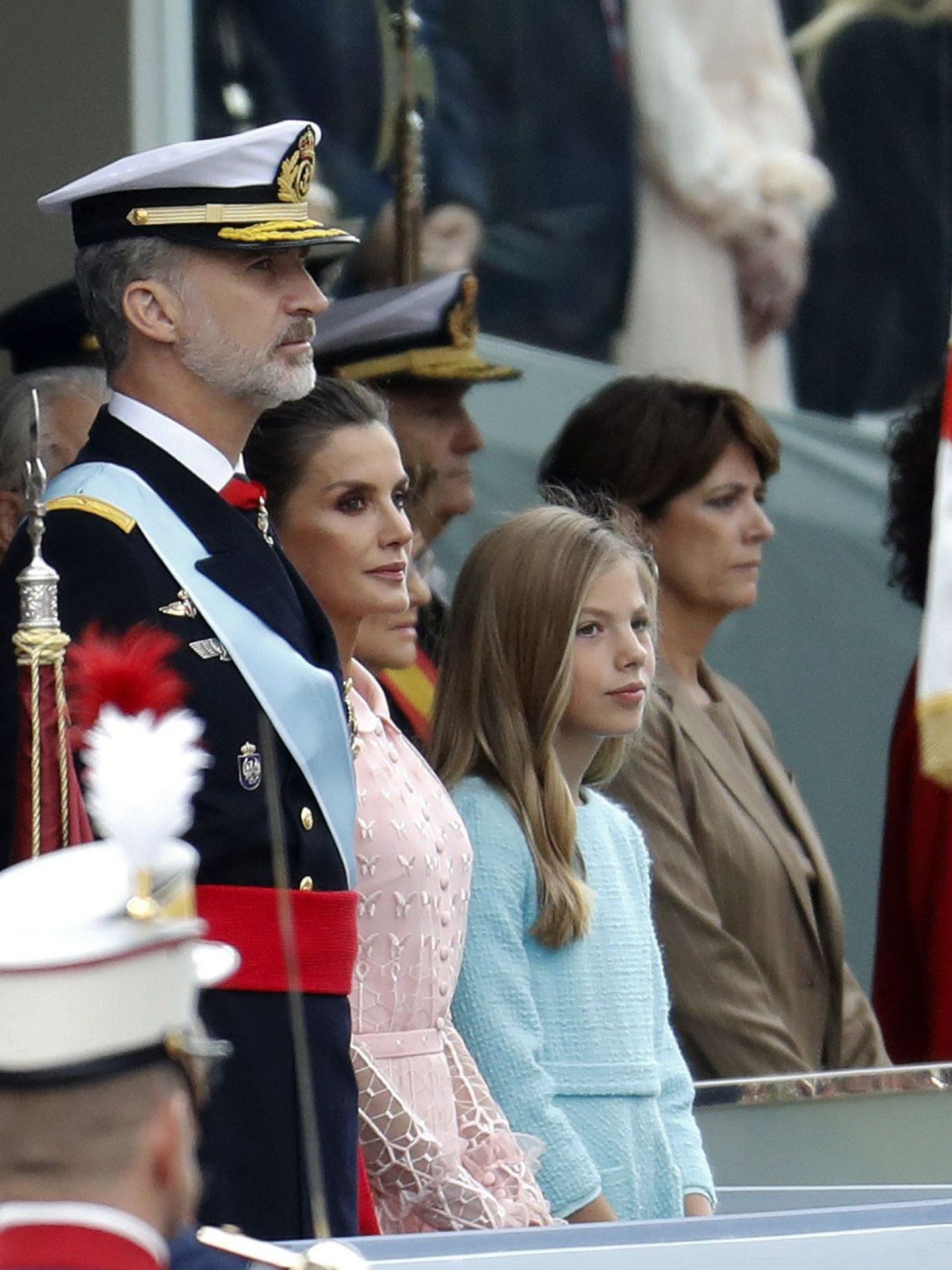 La princesa Leonor en el día de la Fiesta Nacional. (EFE)