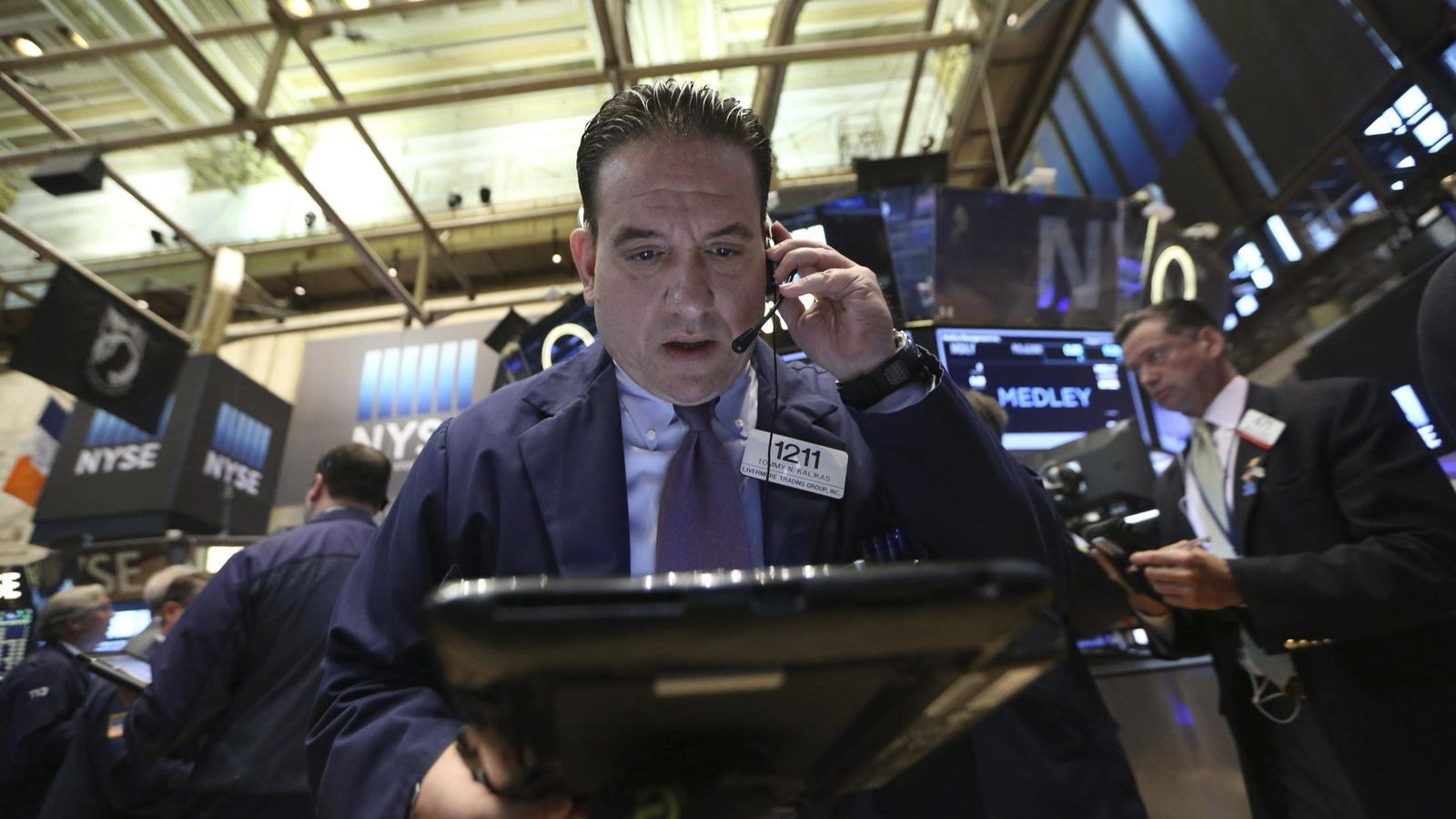 Foto: El Dow jones ha caído un -3,2% y el Nasdaq un -7,5%. (Efe)