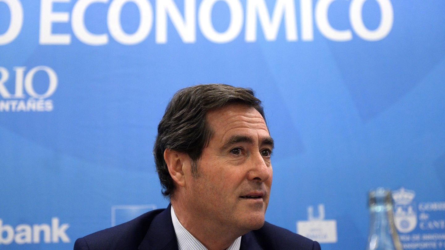 El presidente de la CEOE, Antonio Garamendi. (EFE)