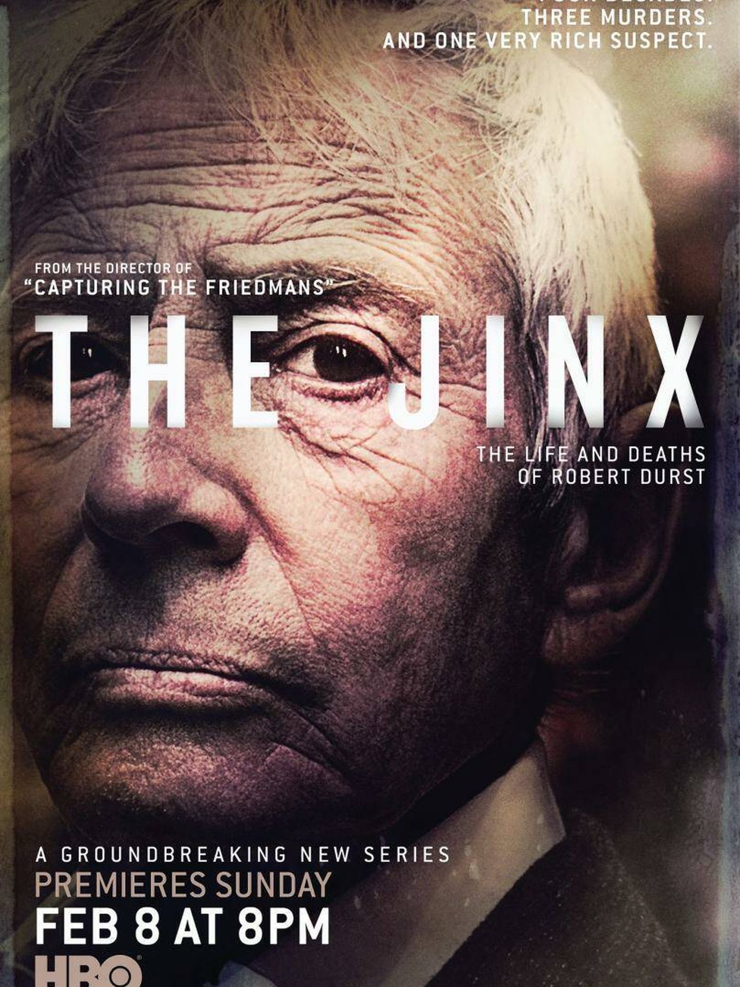 Cartel promocional de la primera parte de 'The Jinx (El gafe)'. (HBO Max)