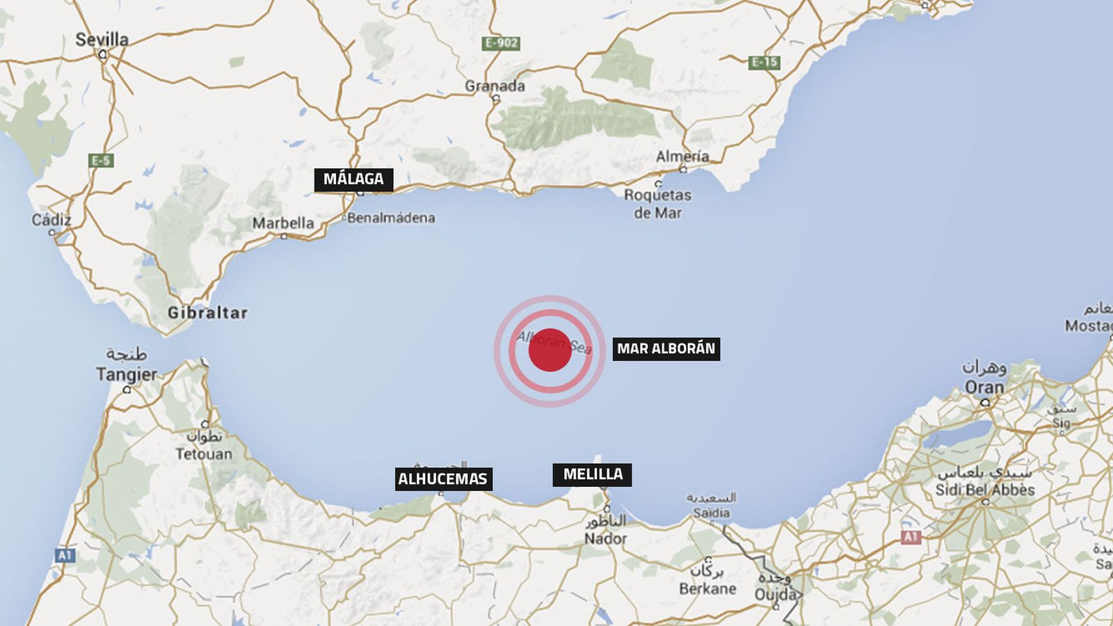 Foto: Mapa de localización del terremoto. (Brenda Valverde)