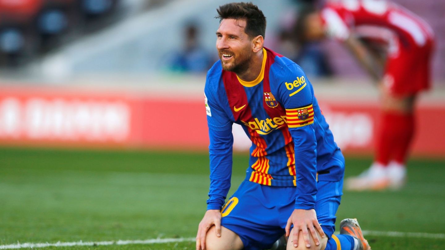 Leo Messi, en el Camp Nou de Barcelona. (EFE/Enric Fontcuberta)