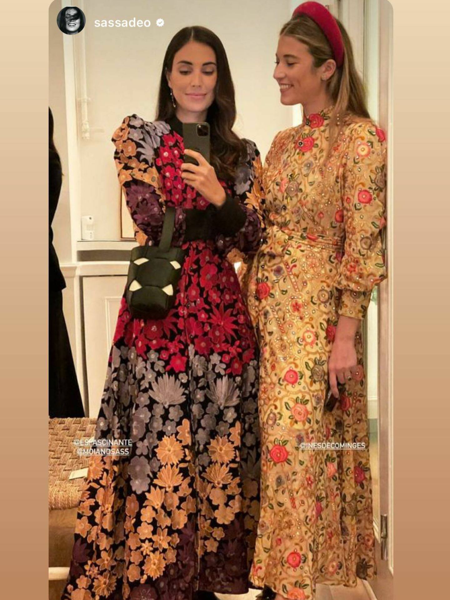 Sassa de Osma e Inés de Cominges. (Instagram)