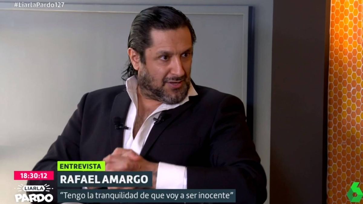 Rafael Amargo habla con Cristina Pardo de los exministros que habrían estado en su casa
