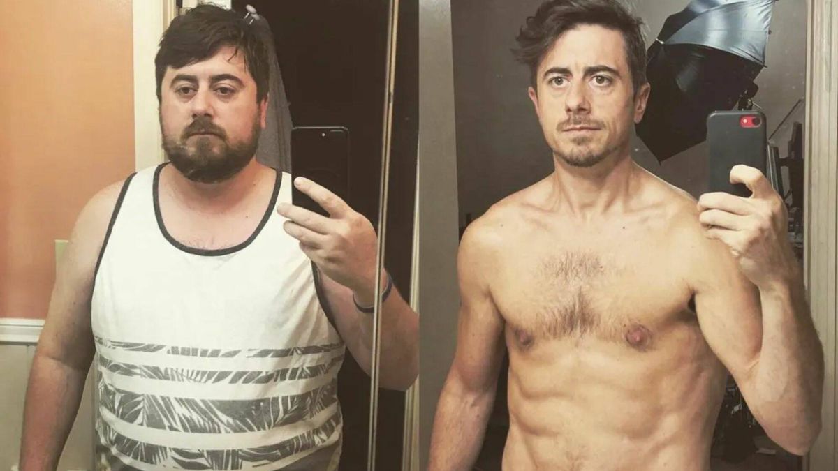 Un hombre adelgaza más de 50 kilos comiendo lo que le gusta: así lo hizo