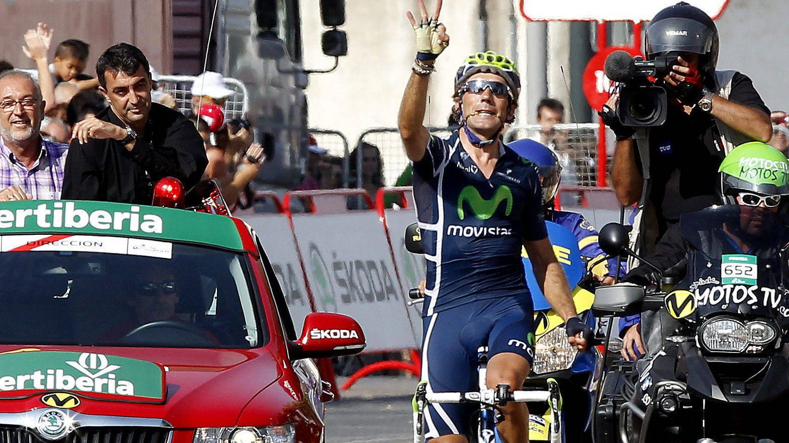 Foto: Pablo Lastras triunfó en la Vuelta a España en 2011 (EFE).
