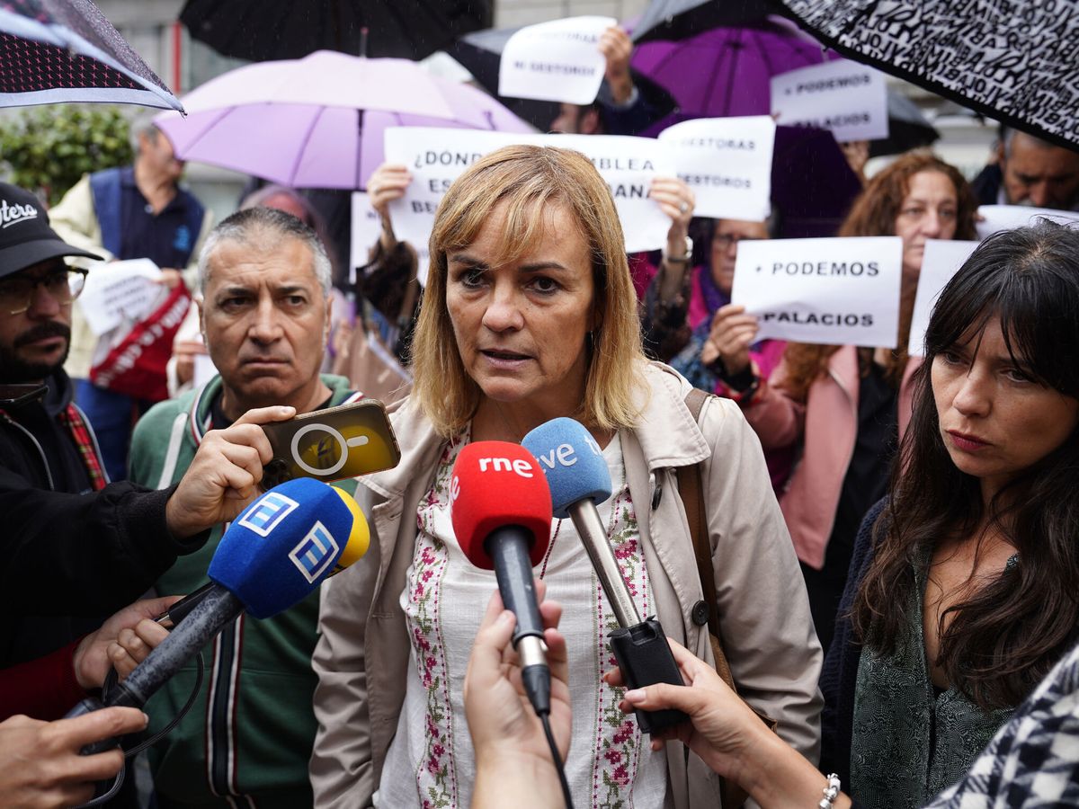 Foto: La única diputada autonómica de Podemos en Asturias, Covadonga Tomé. (EFE/Paco Paredes)