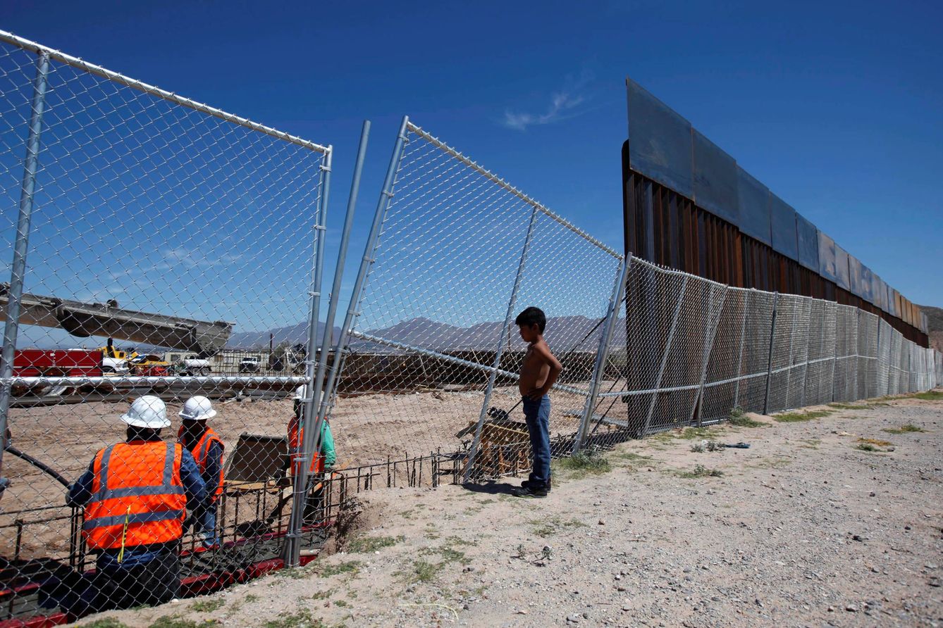 Construcción del muro en la frontera con Estados Unidos. (REUTERS/Jose Luis González)