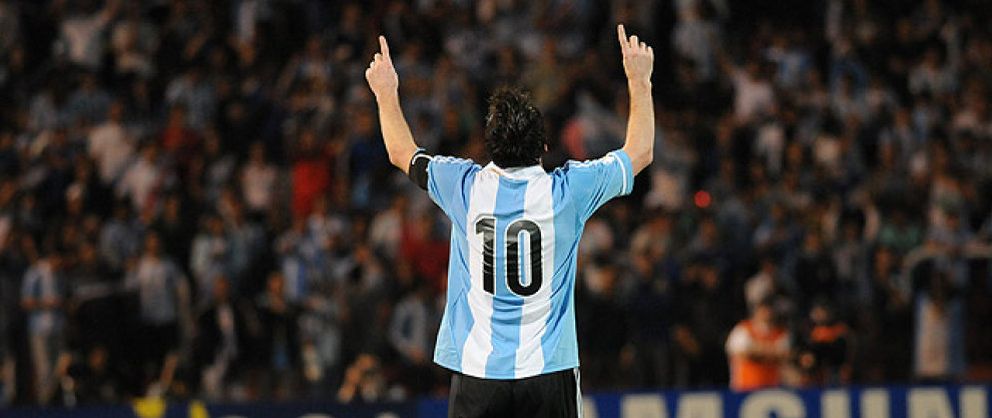 Foto: El Messi argentino se convierte en el Messi azulgrana y ya es un ídolo en Argentina