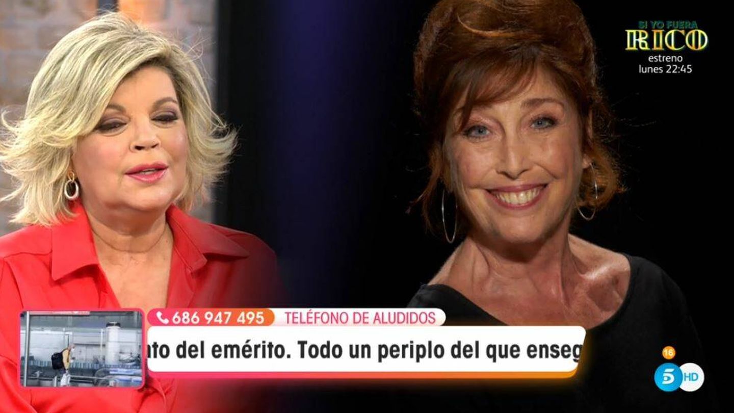 Terelu Campos recuerda a Verónica Forqué en 'Viva la vida'. (Mediaset)