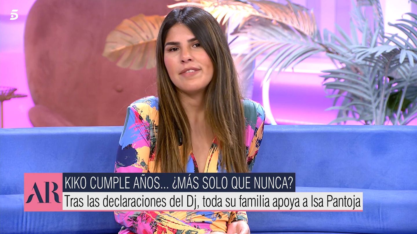 Isa Pantoja, en 'El programa de Ana Rosa'. (Mediaset)