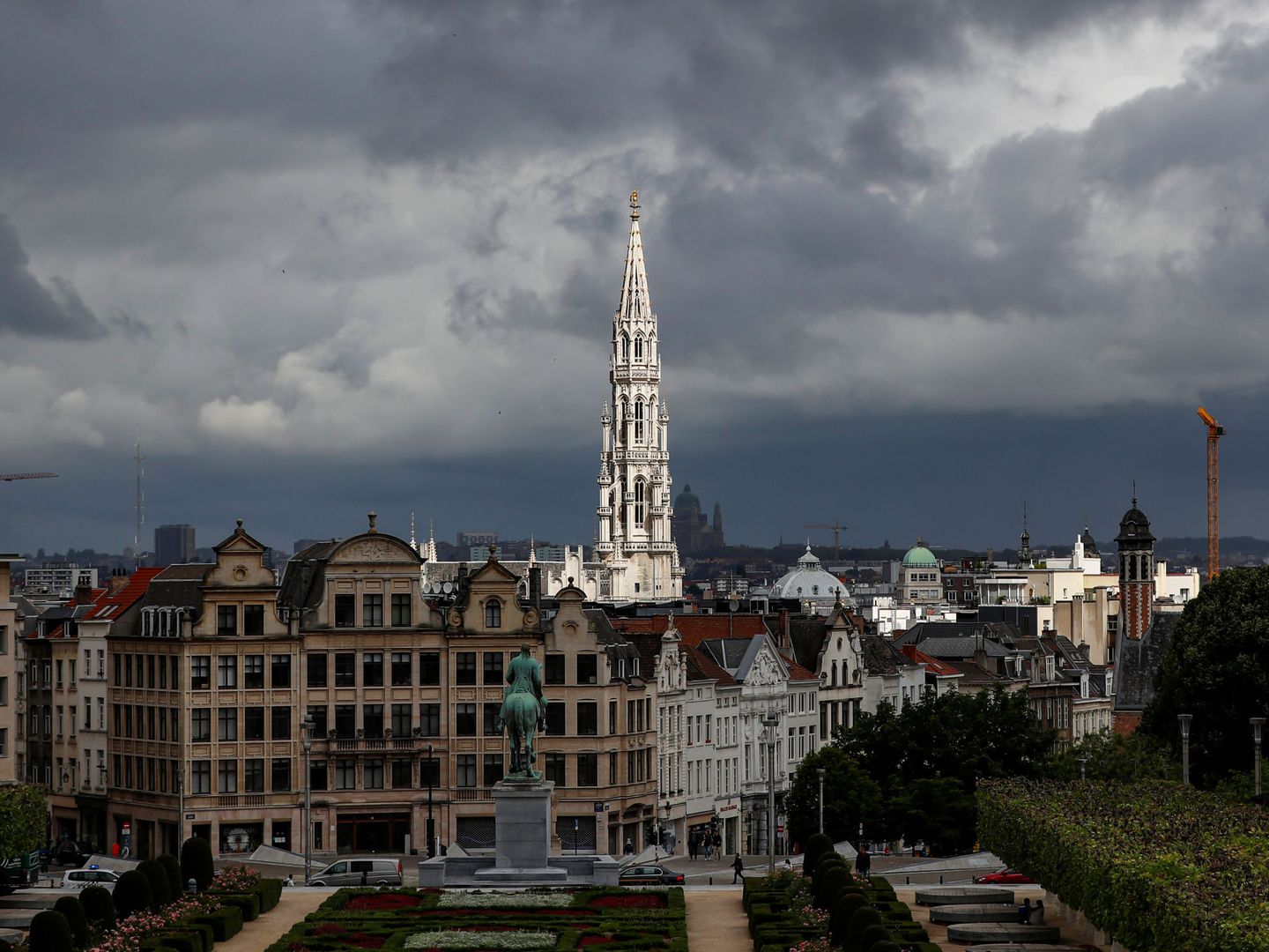 Torre de la Grand Place de Bruselas. (EFE)