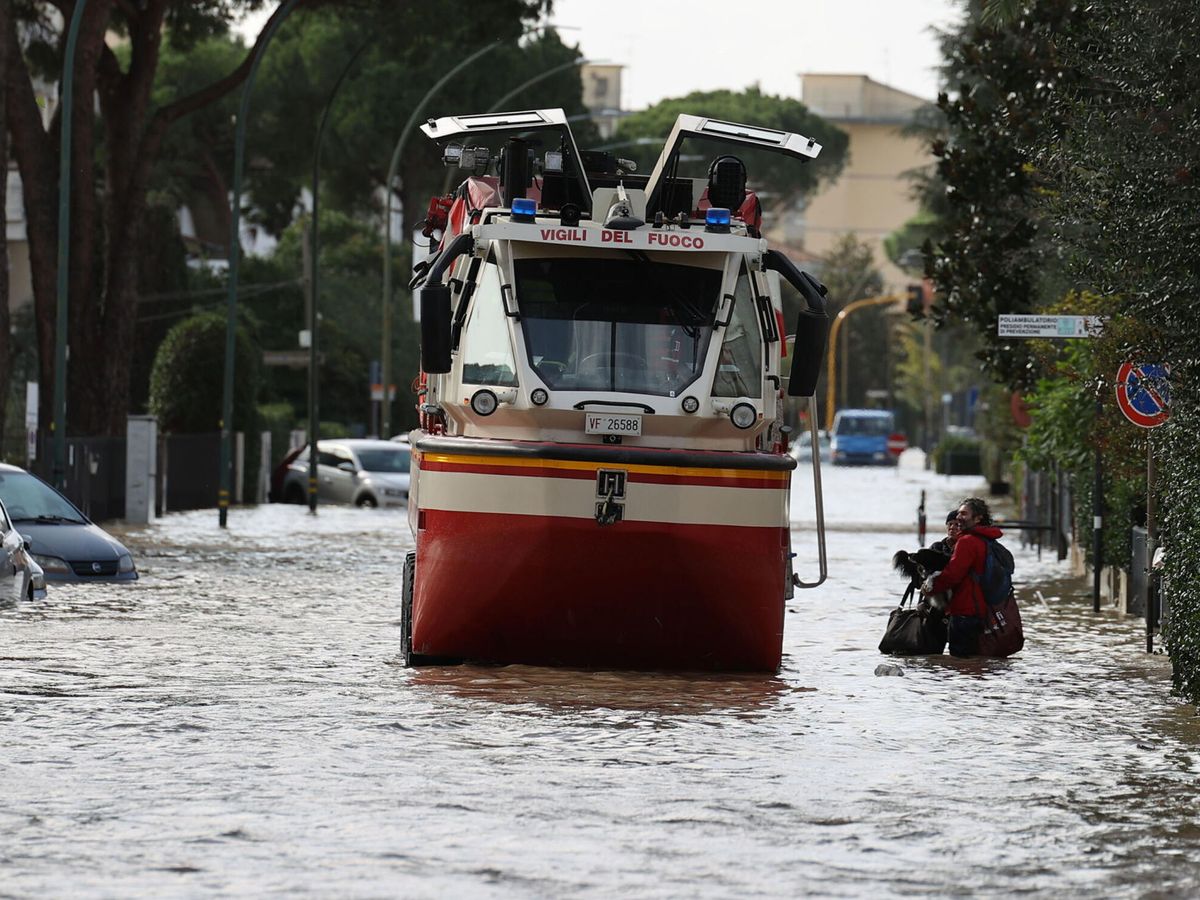 Foto: Una imagen de las inundaciones sufridas en Italia en 2023 (EFE/Claudio Giovannini)