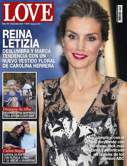 La Reina Doña Letizia en la portada de 'Love'.