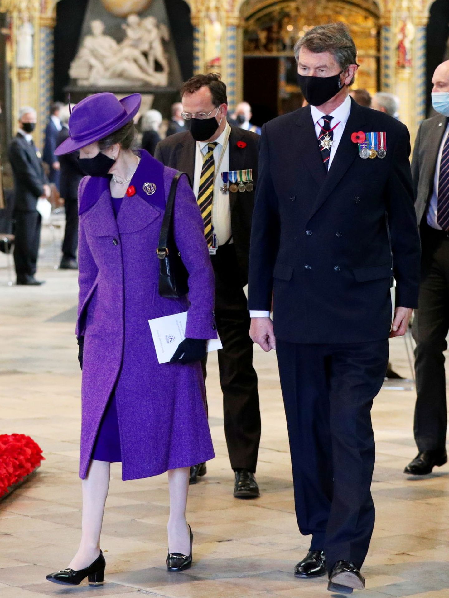 La princesa Ana, con su marido. (Reuters)