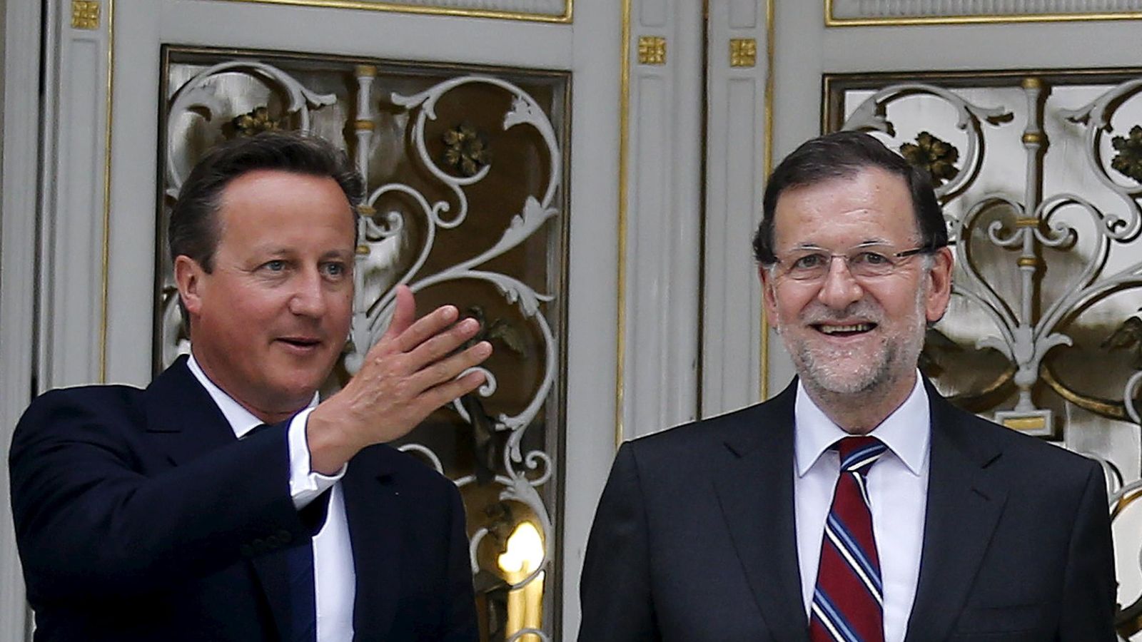 Foto: Mariano Rajoy y David Cameron en una imagen de archivo. (Efe)
