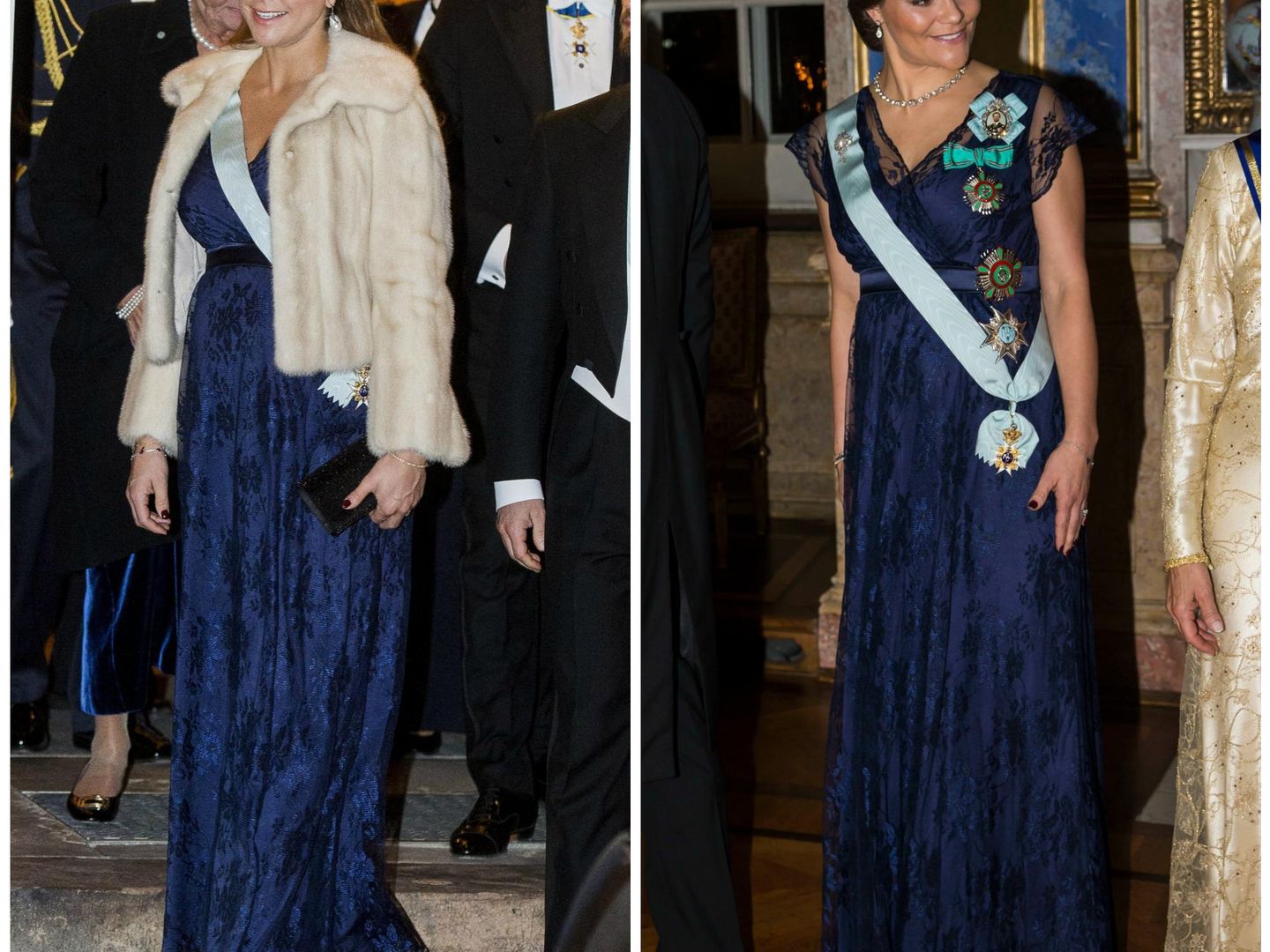 Las princesas Magdalena y Victoria con el mismo vestido (Gtres)
