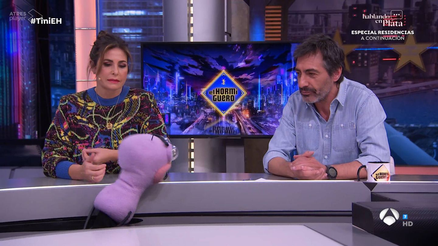 Nuria, Trancas y Juan, en 'El hormiguero'. (Antena 3)