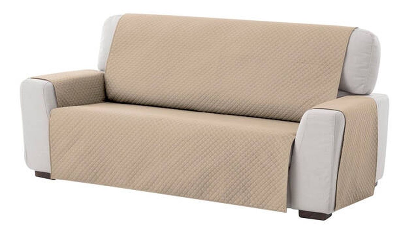 Funda de sofá elástica Textilhome acolchada y reversible