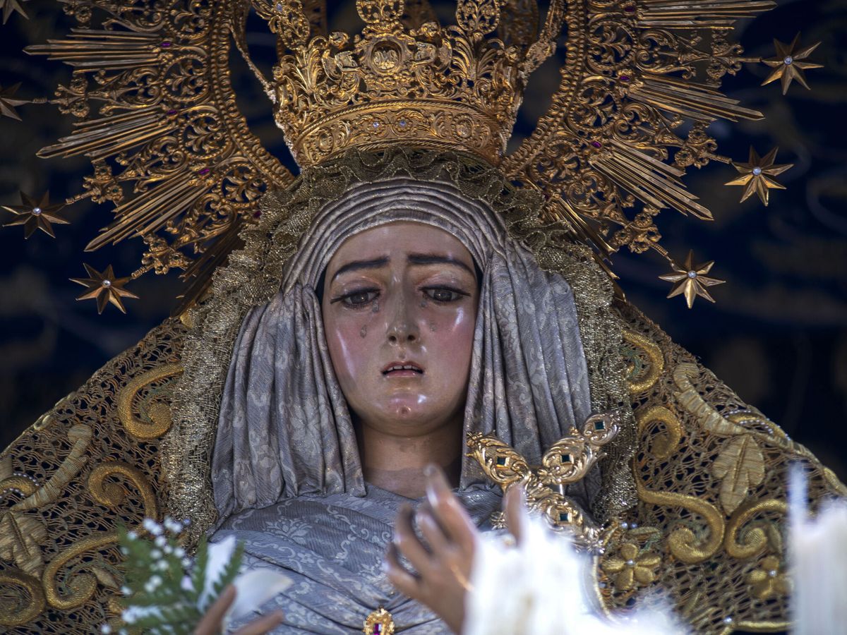 Foto: Virgen de la procesión de Nuestro Padre Jesús Nazareno, en Jaén. (iStock)